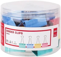 Deli 03.00766 Binder csipesz  41 mm színes 24 darabos kép