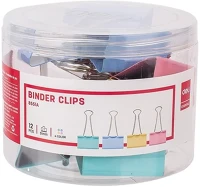 Deli 03.00767 Binder csipesz  51 mm színes 12 darabos kép