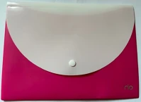 Deli D10099100ROB1 Irattartó tasak plusz hátsó zsebbel  rio a5 pp 180 mikron pink k kép