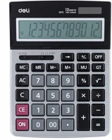 Deli DEL01672 Core 1672 fekete asztali számológép kép