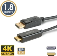 Delight 1.4 - 4K - 1,8 M Displayport - hdmi kábel - 1.4 - 4k - 1,8 m kép