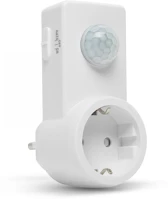 Delight 18697 Mozgásérzékelő konnektor - 120° - max 10 m - max 1200w - ip20 - fehér () kép