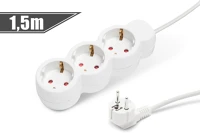 Delight 3DIN 1,5M Hálózati elosztó 3din 1,5m white kép