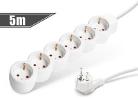 Delight 20212 Elosztó 6-os 3x1.5mm - 5.0m kép