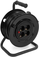 Delight 20240 Kábeldob fém tartóval 25 m kábellel, 4 x 230v, 3x1,5 mm2 kép