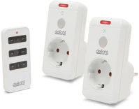 Delight 20300B Távirányítós konnektor 2db () kép