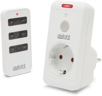 Delight 20300C Távirányítós konnektor 1db () kép