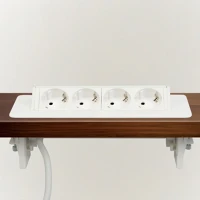 Delight 20446WH Rejtett elosztó - 4-es - felnyíló kivitel - fehér kép