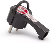 Delight 250V~50HZ/16A - FEKETE Lengő dugó - 250v~50hz/16a - fekete - 90° kép