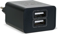 Delight 55039-2BK Usb hálózati adapter 2xusb fekete kép