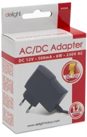 Delight 12V 1A 55058b adapter, 1000ma, 12w kép