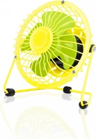 Delight 51110B Usb-s asztali mini 13.5 cm ventilátor - citrom (51110b) kép