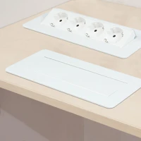 Delight GL20446WH Fehér süllyeszthető flip-up elosztó 4db aljzat kép