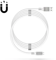 Delight GL55446M-WH Mágneses micro usb kábel - 2a - 1,2m kép