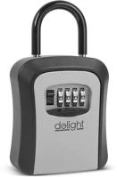 Delight GL55574 Számzáras kulcsszéf - reteszelhető akasztó - fém - 170 x 95 x 40 mm kép
