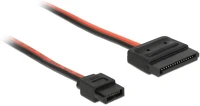 Delock 0.24M 5V Sata power 15pin -> sata power 6pin f/f tápkábel 0.24m 5v kép