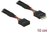 Delock 10 PIN Usb 2.0 pin header extension cable 10 pin male / female 10cm kép