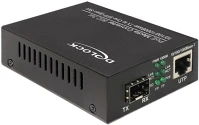 Delock 10/100/1000BASE-T SFP-RE Poe+ média átalakító 10/100/1000base-t sfp-re kép