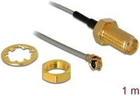 Delock 1.13 Sma -> mhf i f/m antenna kábel 1m szürke 1.13 kép