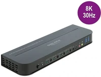 Delock 11484 Usb3.0 usb2.0 hdmi displayport kvm switch fekete 7680x4320@30hz