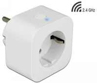 Delock 11826 Cee7/4 -> cee7/3 wi-fi smart plug kép