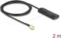 Delock 12050 gsm umts lte wlan 2,4 ghz antenna, sma csatlakozódugó, 2 dbi kép