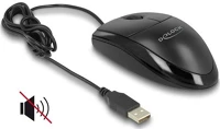 Delock 12106 Silent optikai usb egér fehér kép