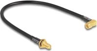 Delock 12110 Sma -> sma m/f antenna kábel 0.3m fekete egyenes/90° kép