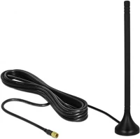 Delock 12588 Lte antenna sma-dugó 3 - 5 dbi 12,5 cm irányítatlan, rögzített, mágneses talppal és csatlakoz kép