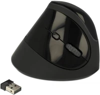 Delock 12599 Ergonómikus, vezetéknélküli függoleges usb egér kép