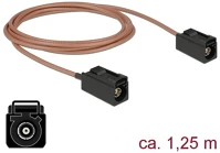 Delock 1.25M RÉZ RG-316 Fakra a -> fakra a f/f antenna kábel 1.25m réz rg-316 kép