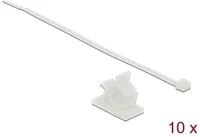 Delock 18 MM-ES KÁBELFOGÓ H 300 Fehér, 37 x 18 mm-es kábelfogó h 300 x sz 4,8 mm - kábellel kép