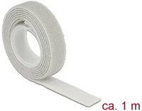 Delock 18274 Hurkolható rögzítők, 1 m x 13 mm (h x sz) tekercs, szürke kép