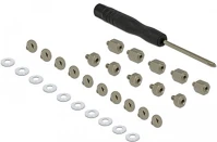 Delock M.2 SSD-HEZ ÉS 31 darabos szerszámkészlet m.2 ssd-hez és modulokhoz kép