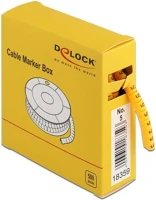 Delock 18359 500 db. sárga kábeljelző doboz no. 5 kép