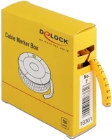 Delock 18361 500 db. sárga kábeljelző doboz no. 7 kép