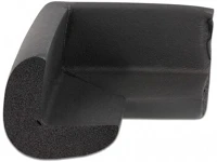 Delock 18397 56x56x22mm fekete öntapadós habszivacs sarokvédő kép