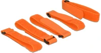 Delock 18707 300x20mm tépőzáras kábelkötegelő narancssárga 5db kép