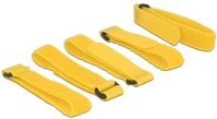 Delock 18708 300x20mm tépőzáras kábelkötegelő sárga 5db kép
