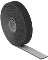 Delock 18715 5mx20mm tépőzáras kábelkötegelő fekete kép