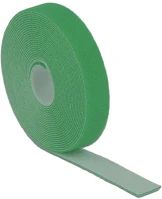 Delock 18731 5mx20mm tépőzáras kábelkötegelő zöld kép