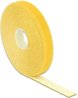 Delock 18735 5mx13mm tépőzáras kábelkötegelő sárga kép