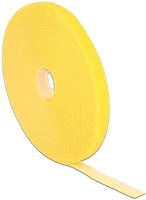 Delock 18736 10mx136mm tépőzáras kábelkötegelő sárga kép
