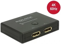 Delock 18750 Displayport 2 - 1 kapcsoló kétirányú 4k 60 hz kép