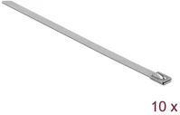 Delock 18771 Rozsdamentes acél kábelkötegelők, 200 x 7,9 mm (h x sz), 10 darab kép