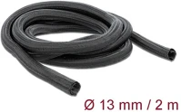 Delock 18853 Fonott kábelharisnya önzáródó 2 m x 13 mm fekete kép