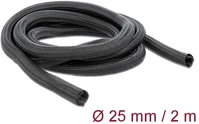 Delock 18856 Fonott kábelharisnya önzáródó 2 m x 25 mm fekete kép