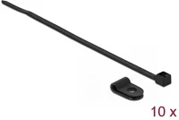 Delock 18860 Fekete színű, összekapcsoló pánt készlet 3,2 mm h 100 x sz 2,5 mm kábelekkel kép