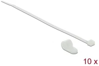 Delock 18869 Fehér színű, összekapcsoló pánt készlet 12,7 mm h 300 x sz 4,8 mm kábelekkel kép