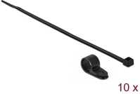 Delock 18870 Fekete színű, összekapcsoló pánt készlet 12,7 mm h 300 x sz 4,8 mm kábelekkel kép
